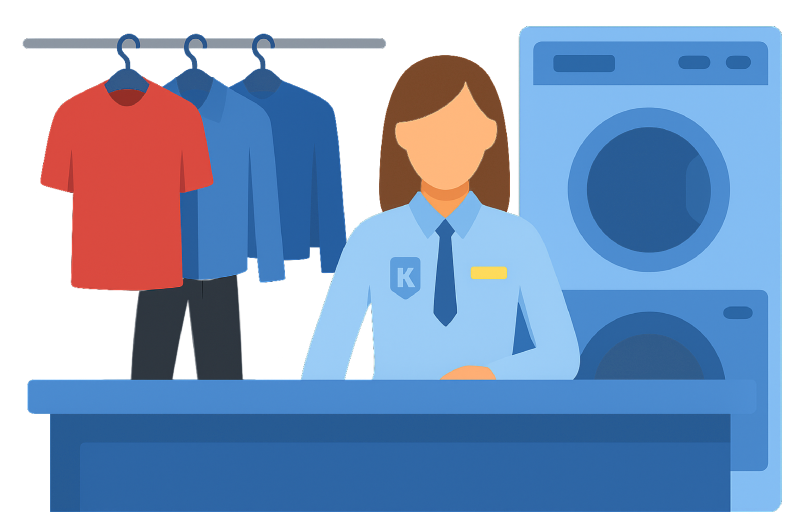 In Store Laundry Services by King's Laundromat